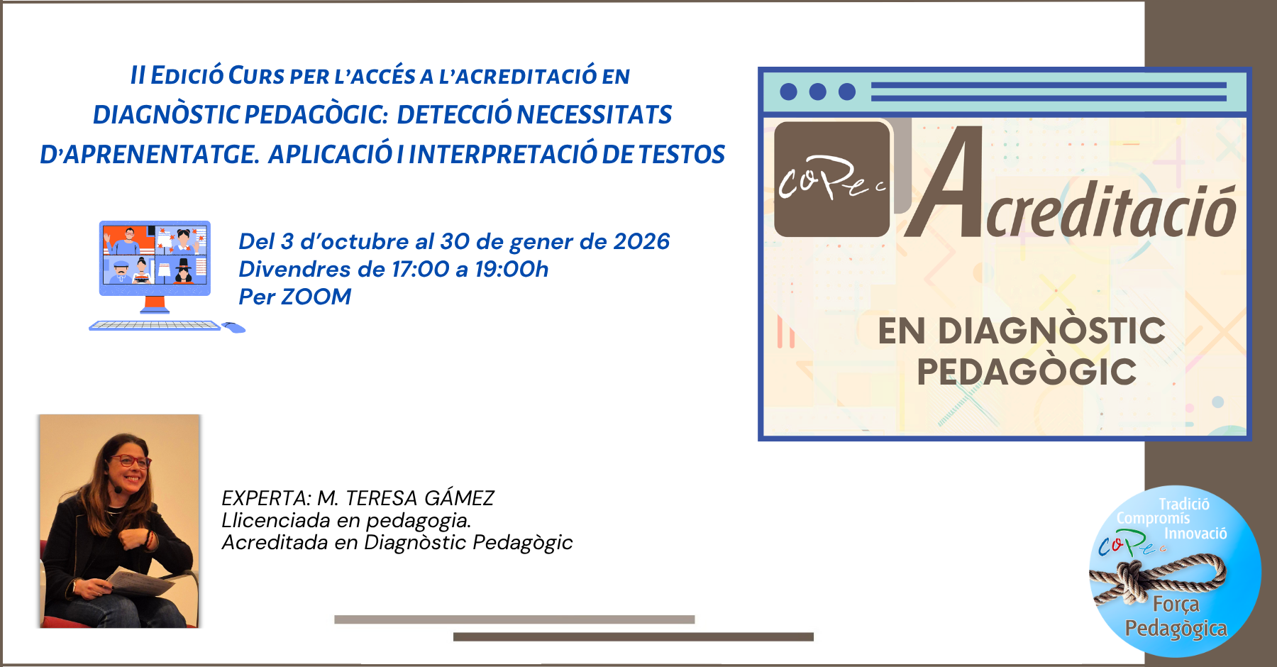 AVP - CURS «ACREDITACIÓ EN DIAGNÒSTIC PEDAGÒGIC» (2a Edició)